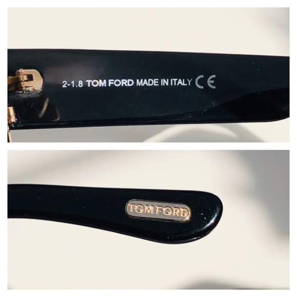 New TOM FORD Alexandra Black Cat Eye Sunglasses - Picture 9 of 16